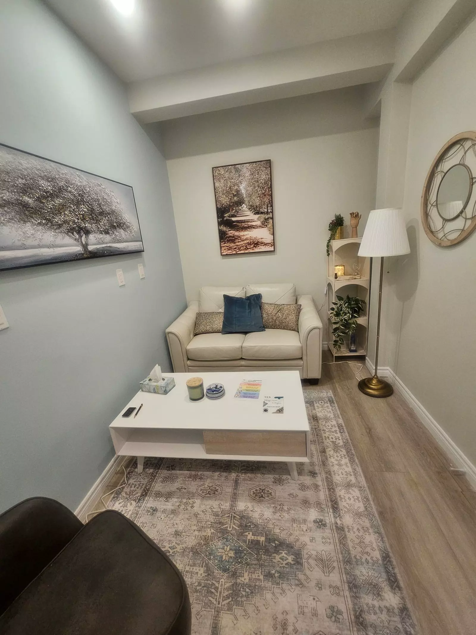 Clinic interior and exterior